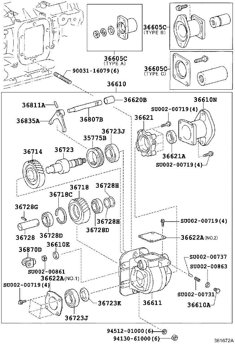 36610-37473 POWER TAKE-OFF ASSY product image