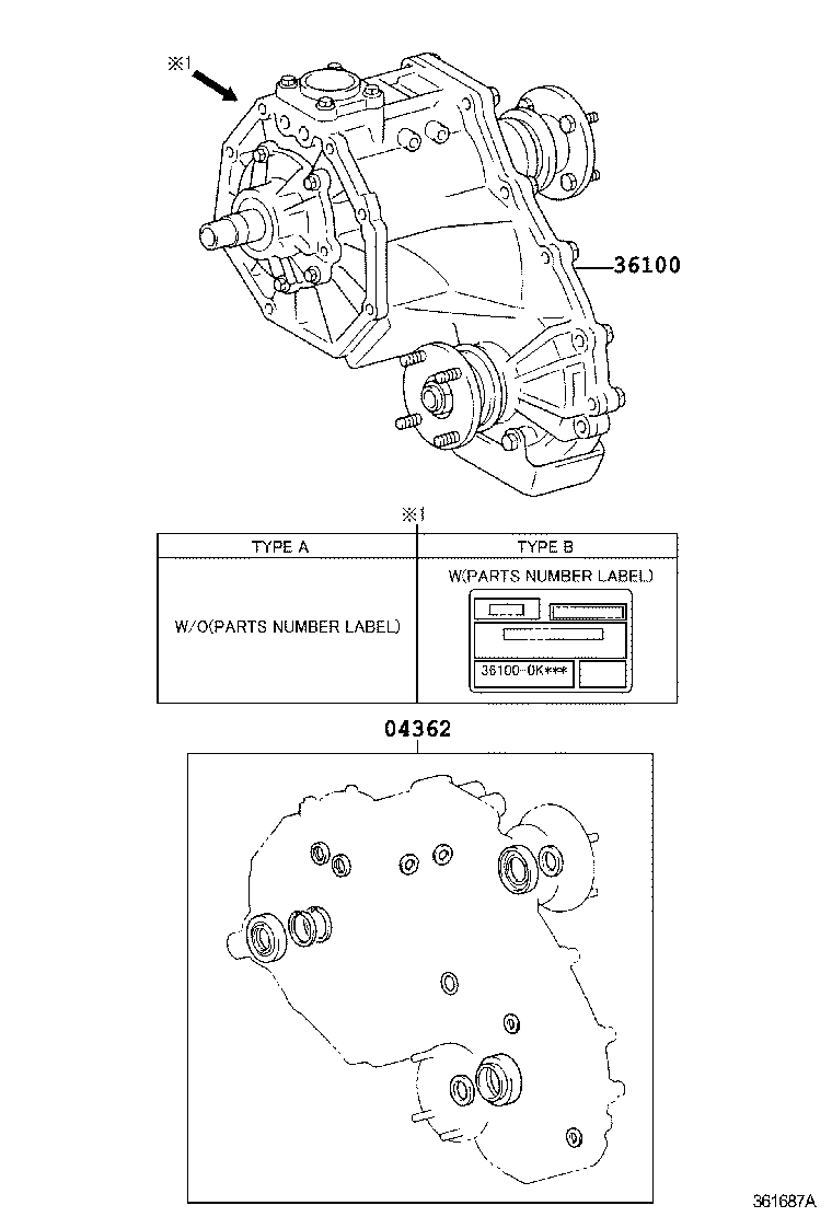 36100-0K060 TRANSFER ASSY product image