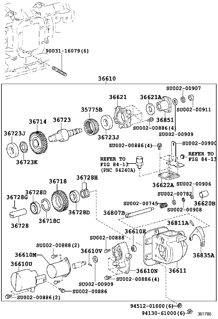 27679-78370 BRACKET, POWER TAKE-OFF SOLENOID product image