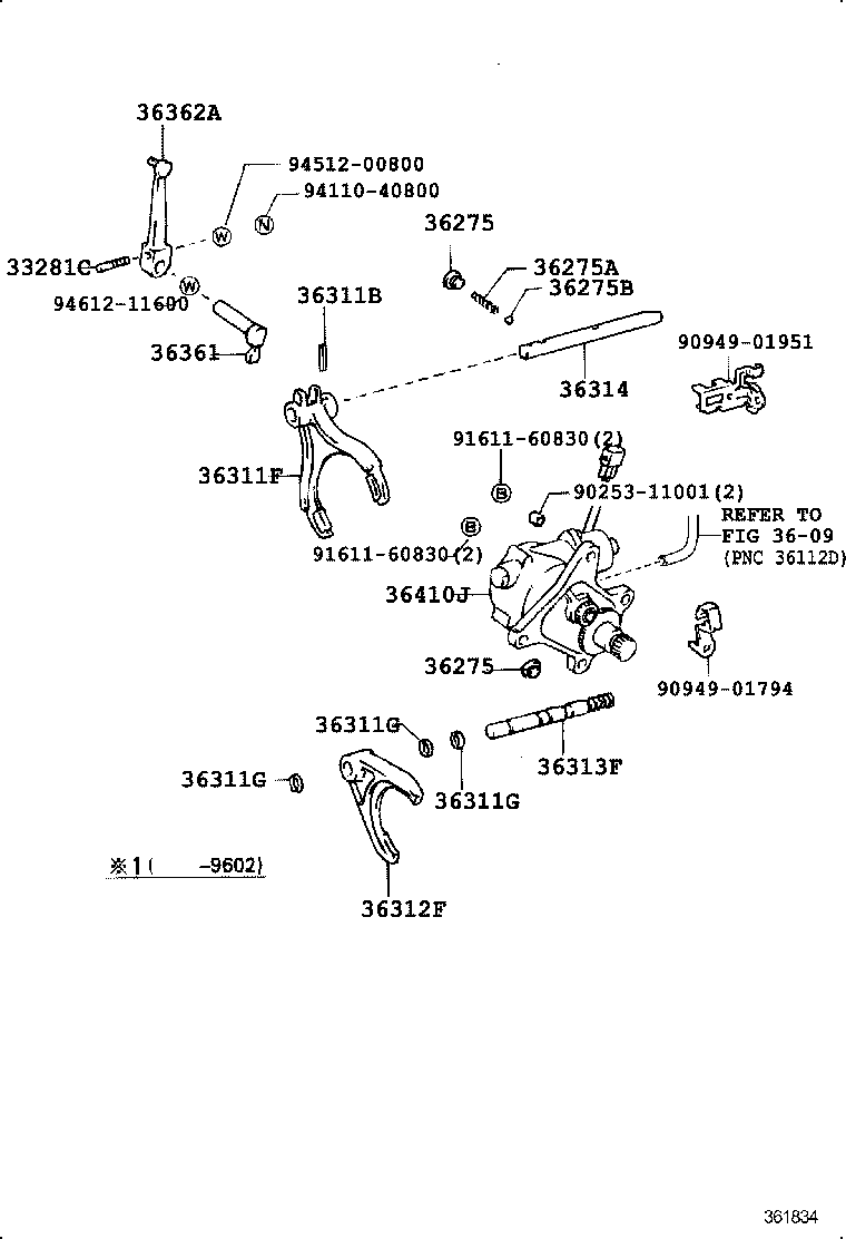 33770-37020 SHAFT ASSY, CROSS product image