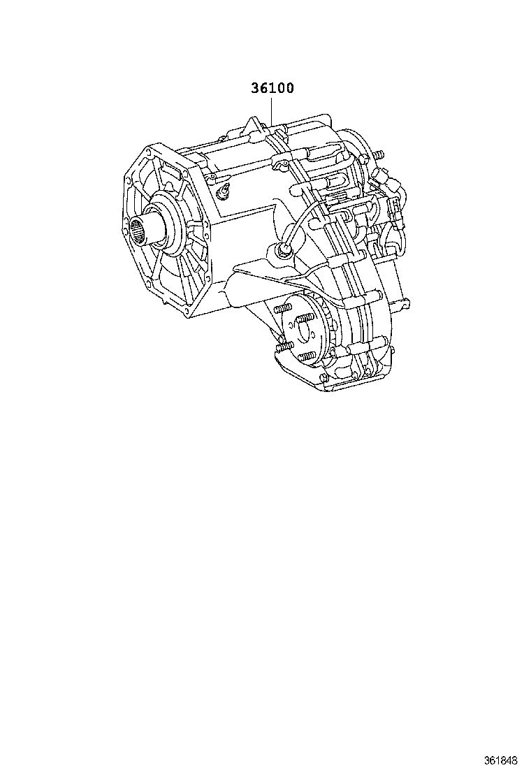 36100-0C010 TRANSFER ASSY product image