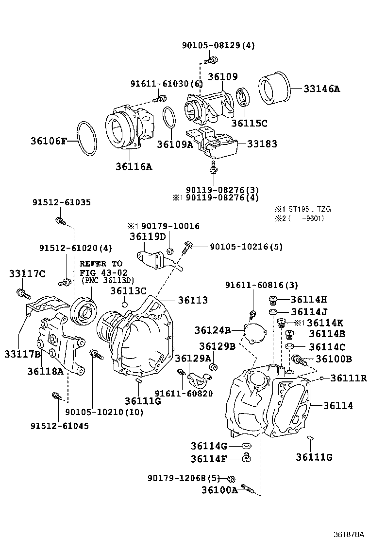 33183-21010 DAMPER, TRANSFER DYNAMIC product image