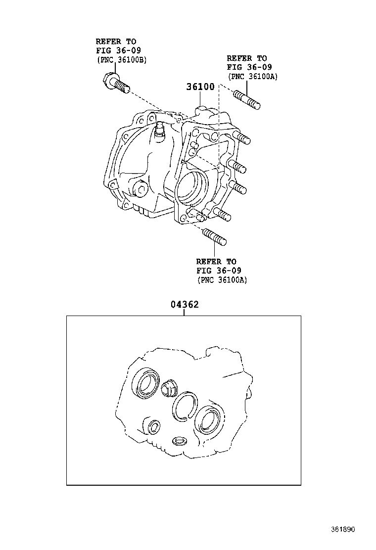 36100-42150 TRANSFER ASSY product image