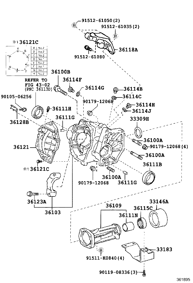 36103-28060 CASE SUB-ASSY, TRANSFER product image