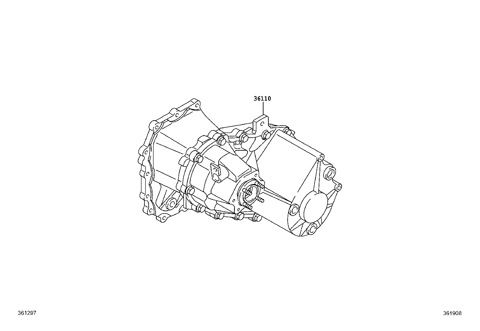 36110-37040 TRANSFER ASSY product image