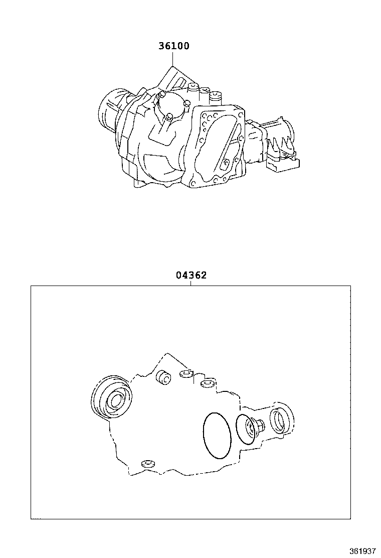 36100-21040 TRANSFER ASSY product image