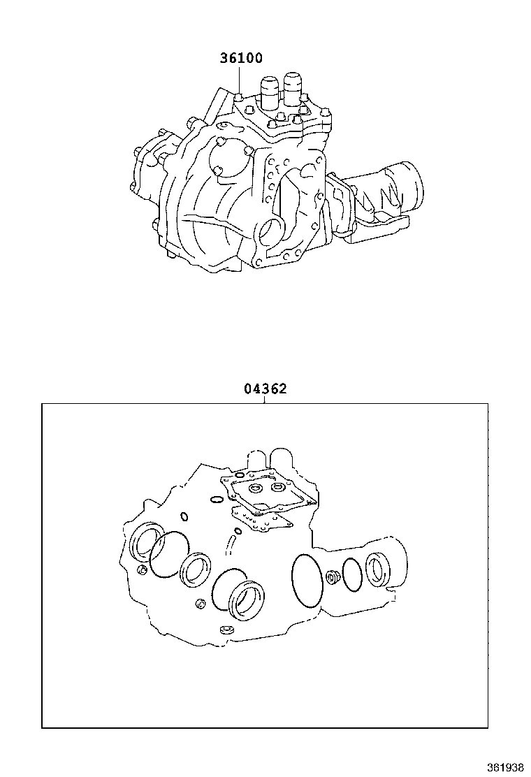 36100-21040 TRANSFER ASSY product image