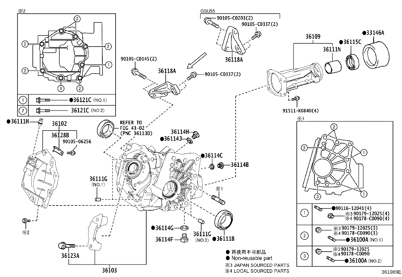 90116-C0004 BOLT, STUD (FOR TRANSFER & TRANSAXLE SETTING) product image