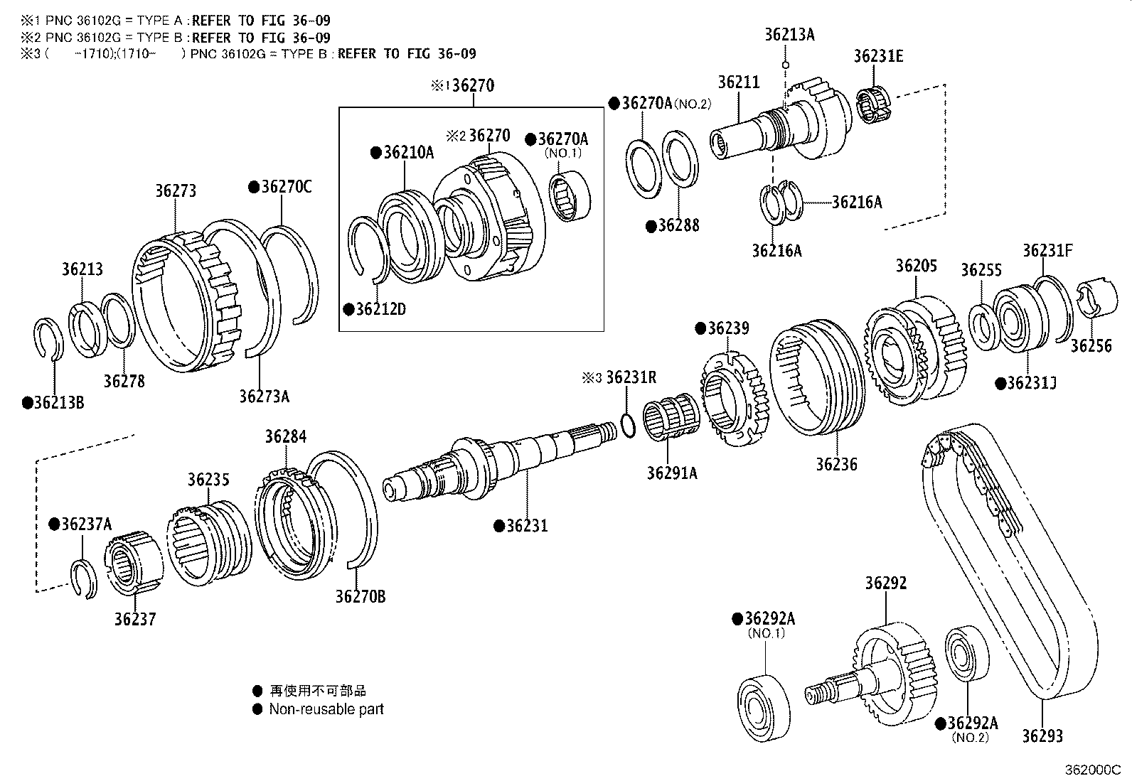 Toyota 36236-71010 SLEEVE, FRONT DRIVE CLUTCH