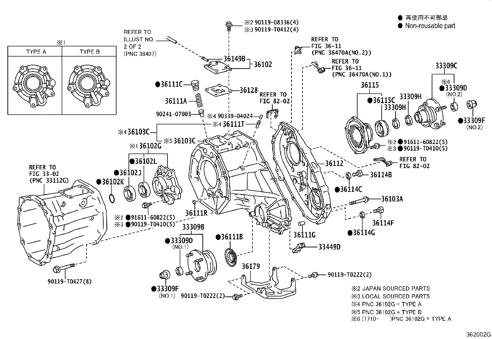 Toyota 36407-0K030 HOSE SUB-ASSY, TRANSFER BREATHER
