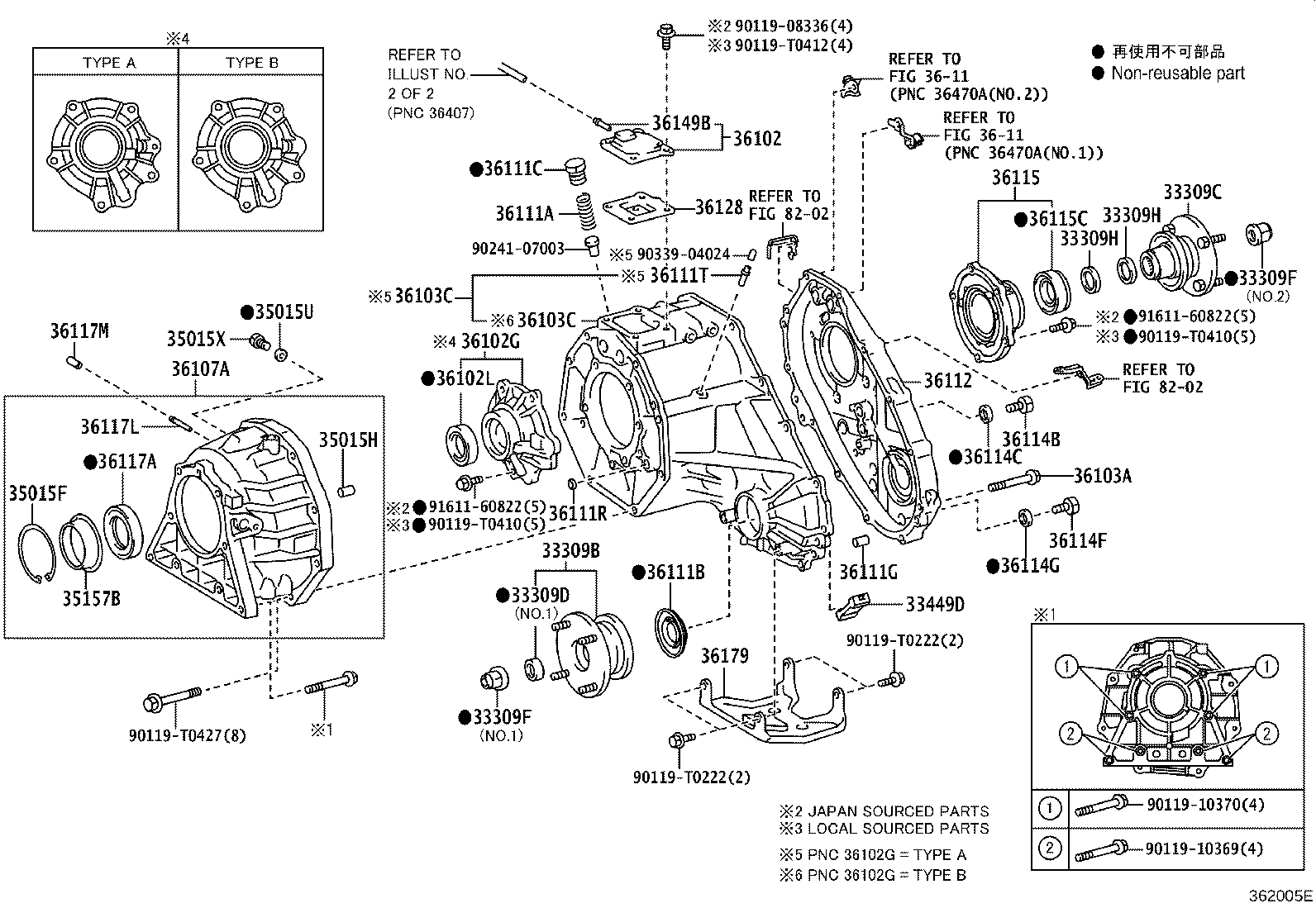 36407-0K040 HOSE SUB-ASSY, TRANSFER BREATHER product image