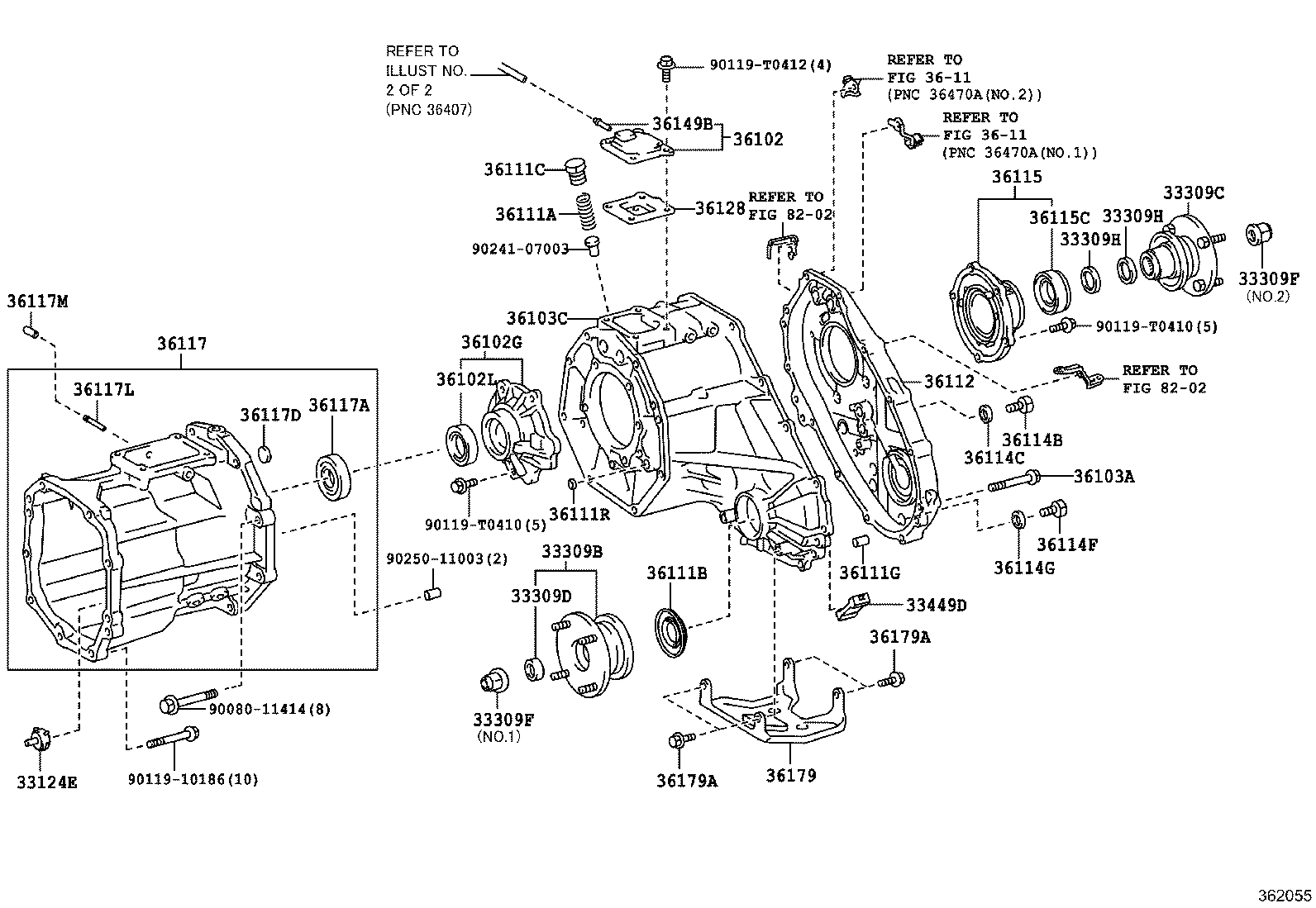35015-04010 ADAPTER, TRANSFER, REAR product image