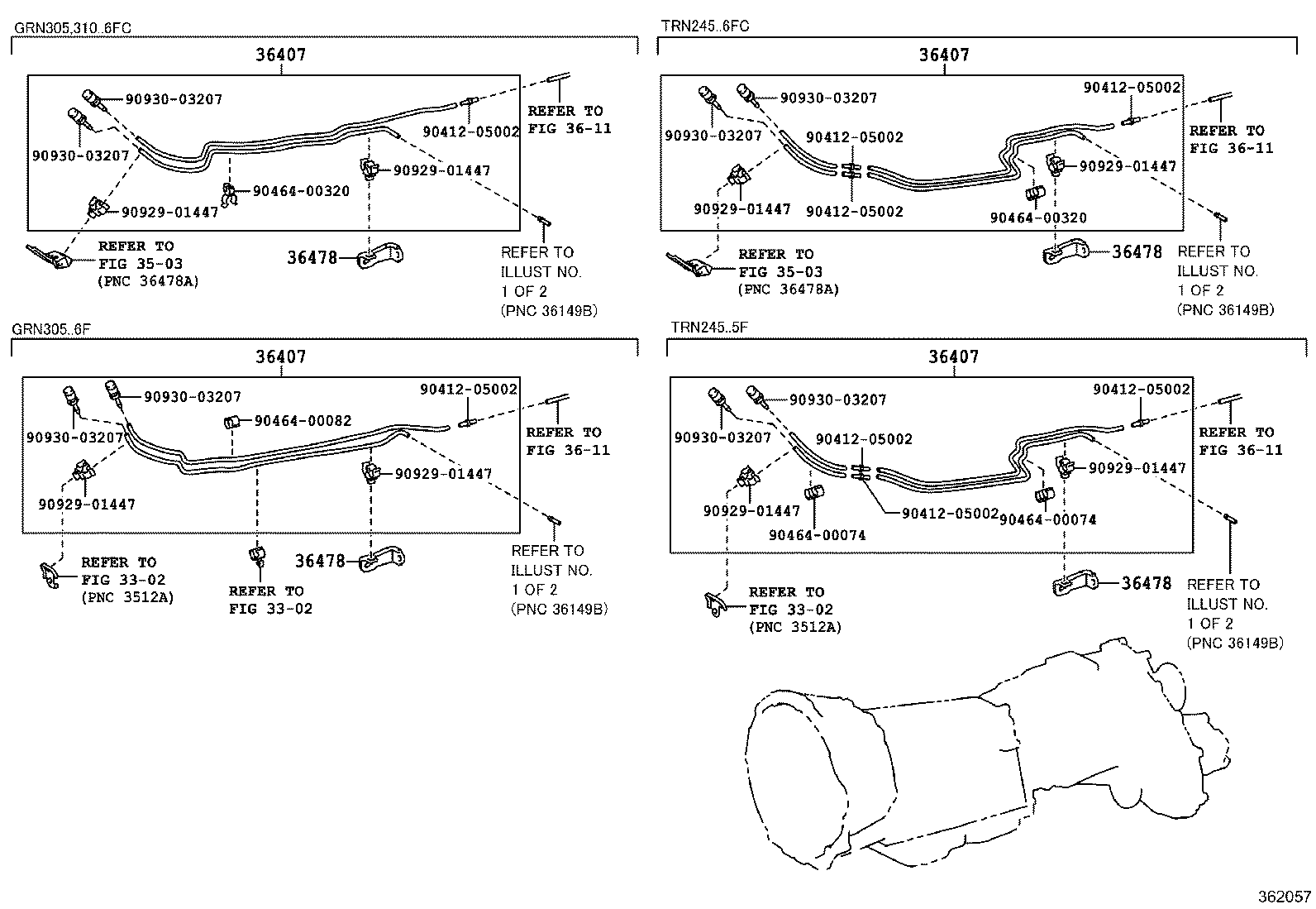 35015-04010 ADAPTER, TRANSFER, REAR product image