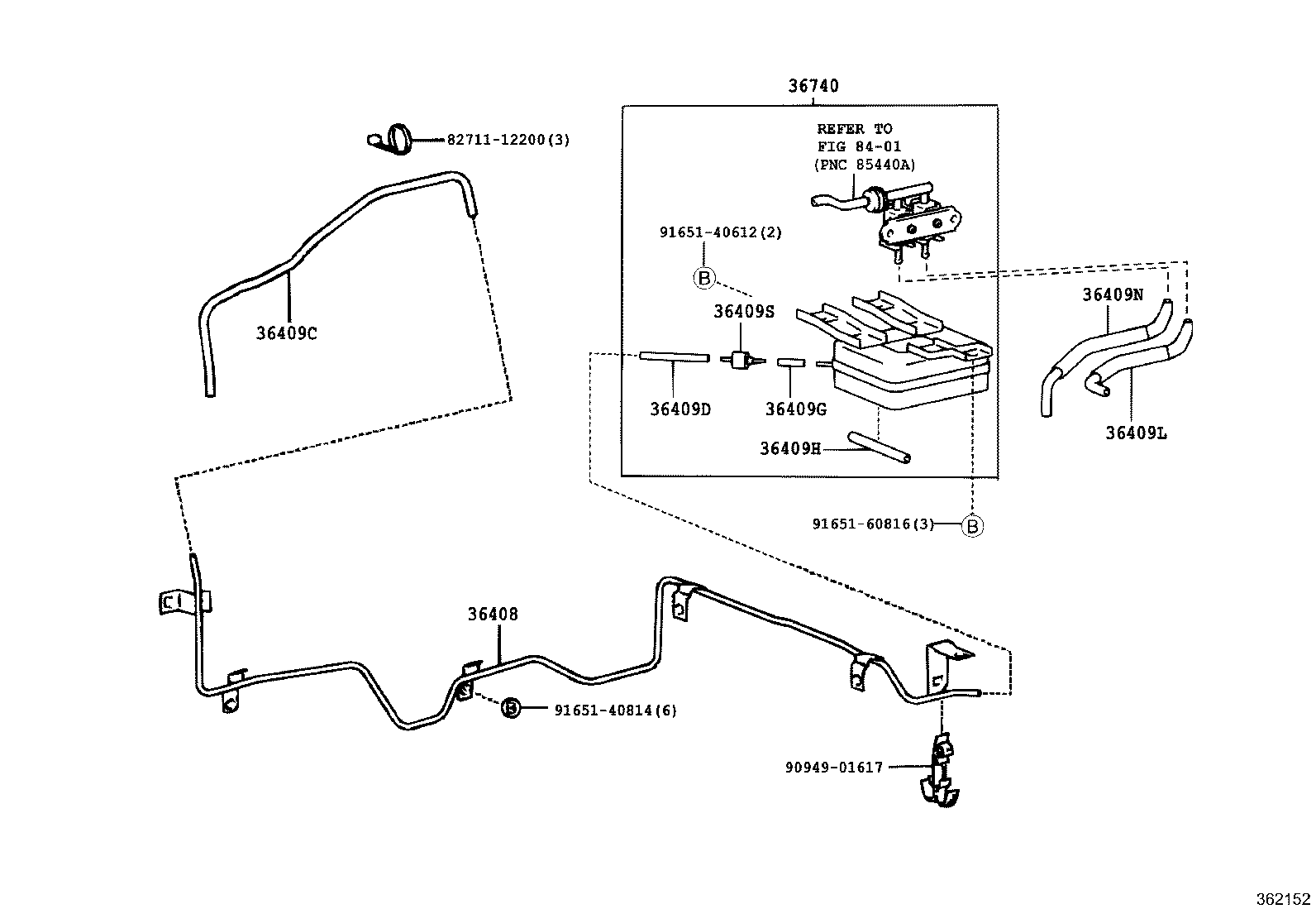 36740-26010 TANK ASSY, TRANSFER VACUUM product image