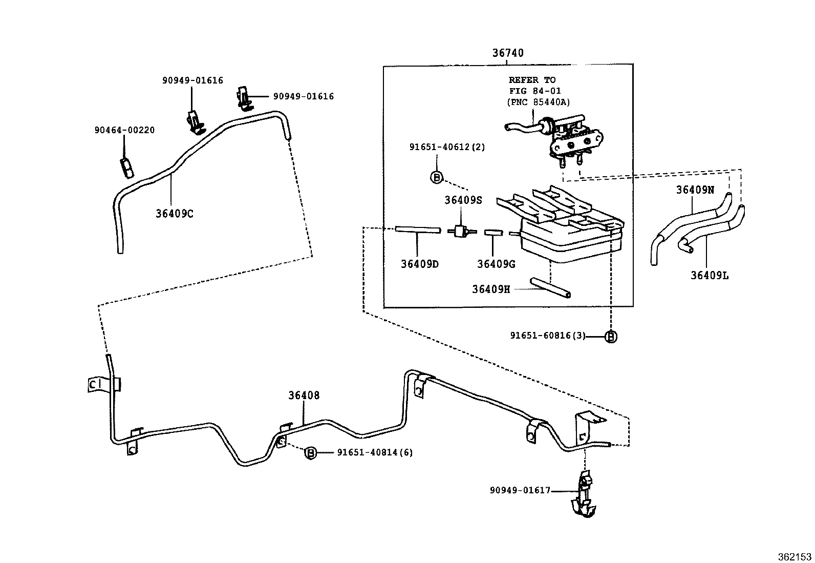 36740-26010 TANK ASSY, TRANSFER VACUUM product image