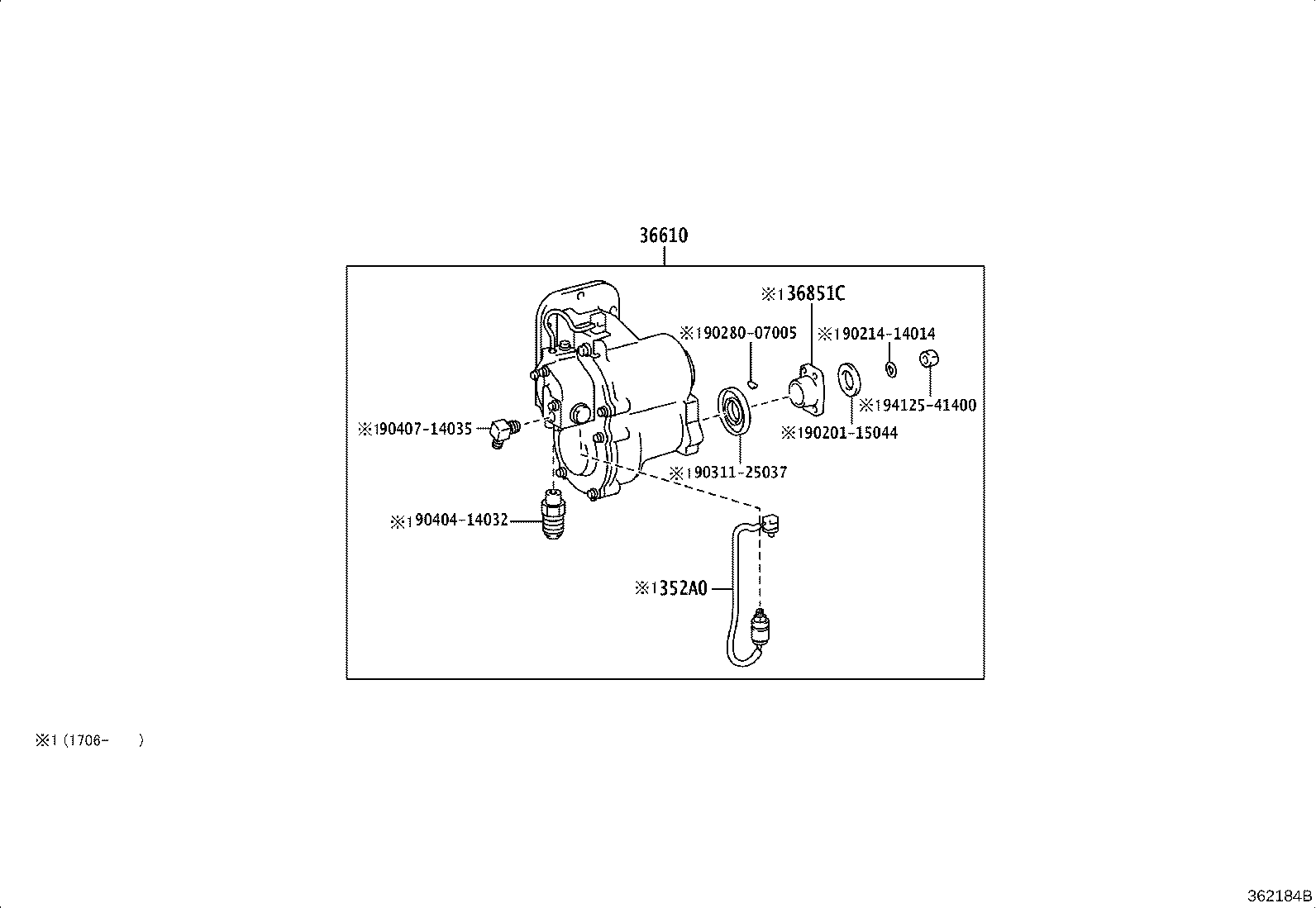 36610-37473 POWER TAKE-OFF ASSY product image