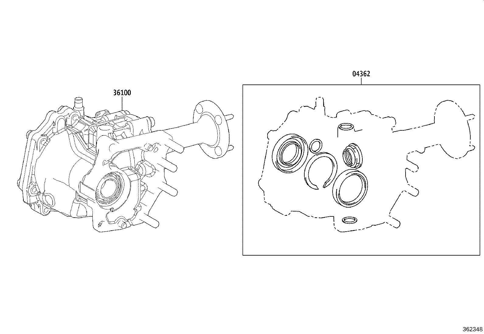 36100-52090 TRANSFER ASSY product image