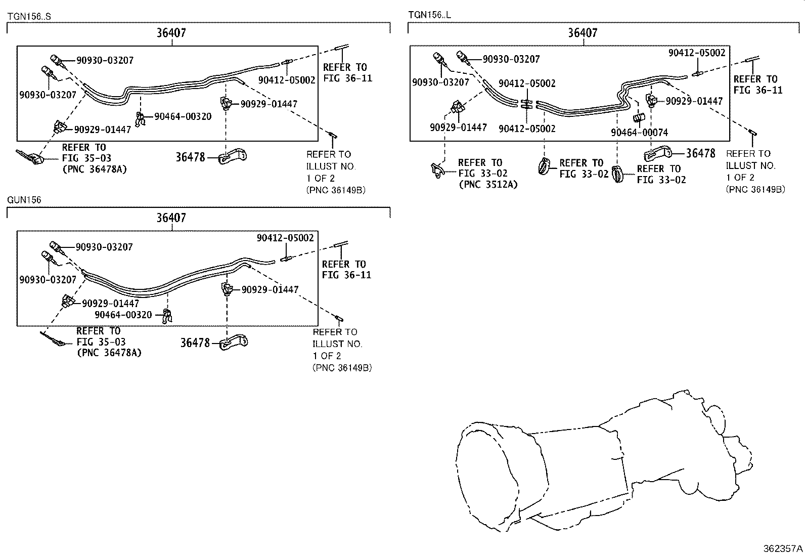 36275-71010 WASHER, TRANSFER OUTPUT SHAFT product image