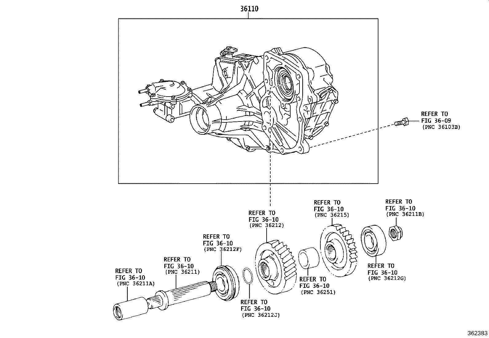 36130-6A421 TRANSFER ASSY product image