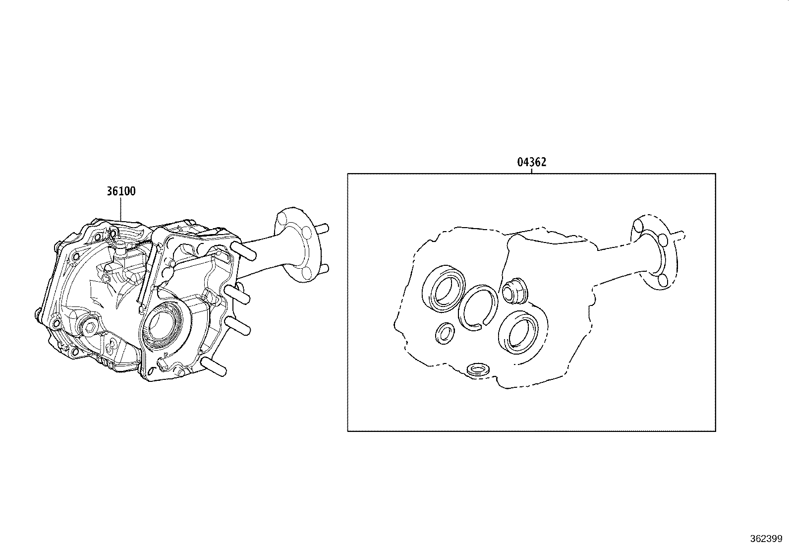 36100-52080 TRANSFER ASSY product image