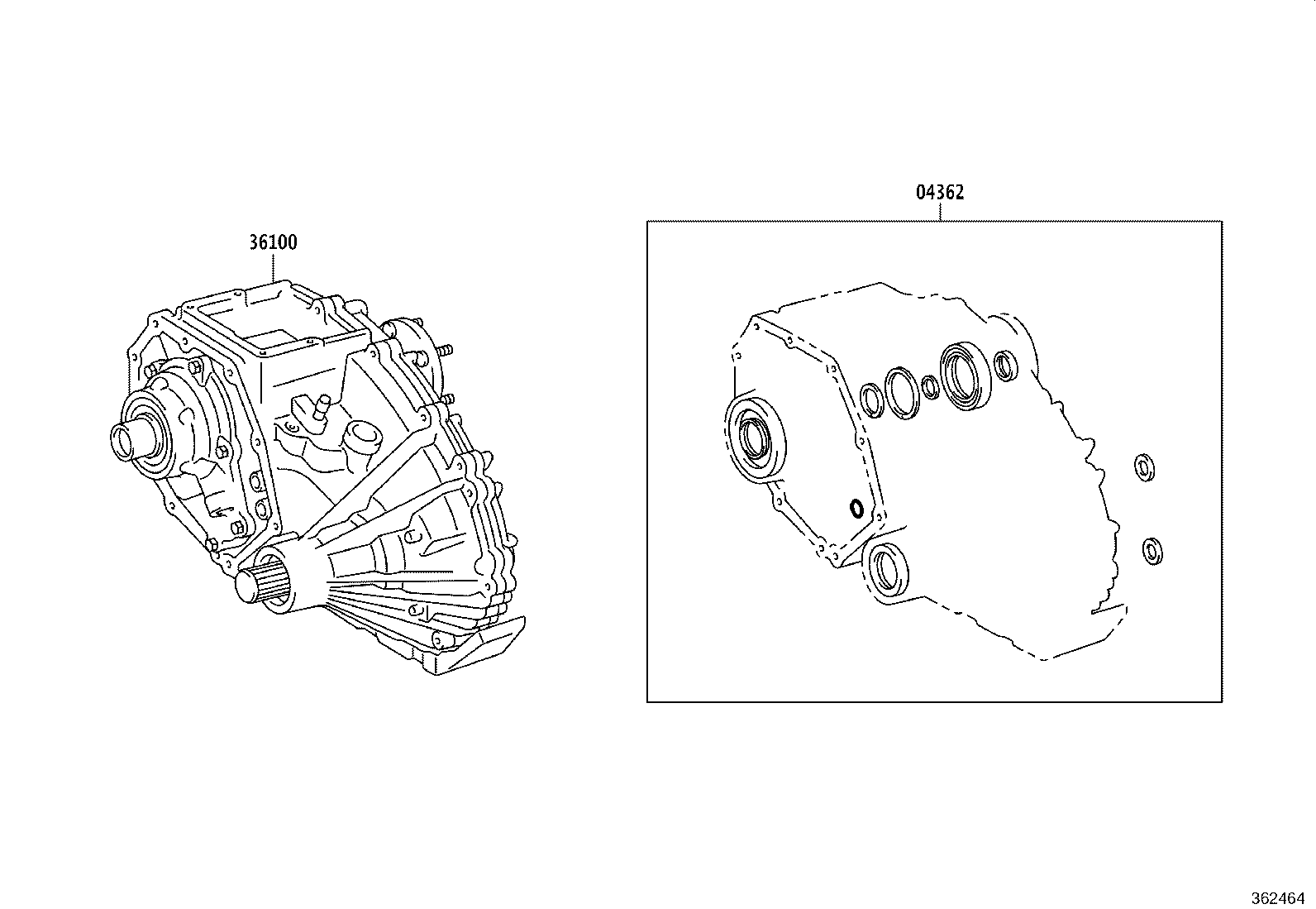 36100-25140 TRANSFER ASSY product image