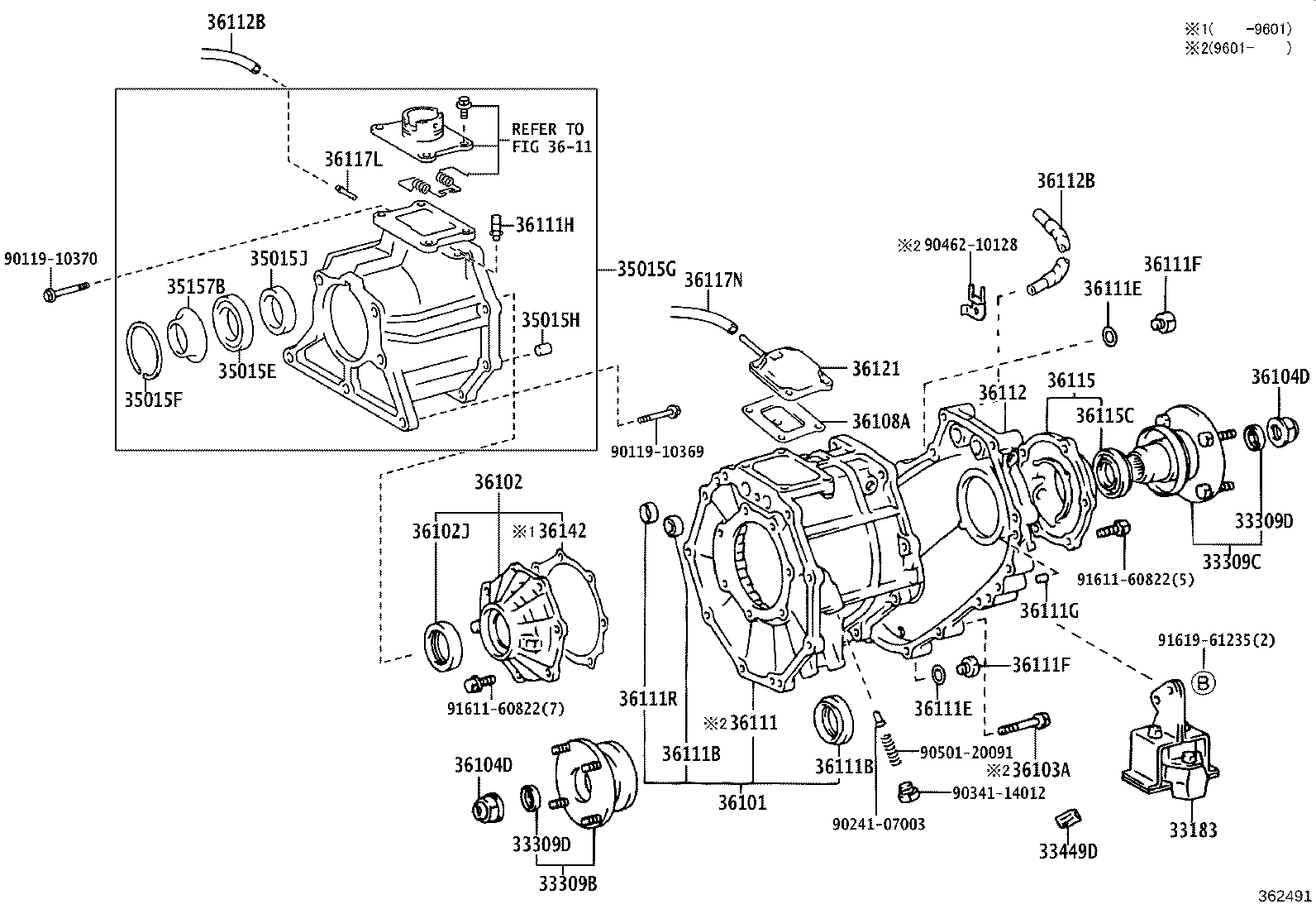 36107-35110 ADAPTER, TRANSFER product image