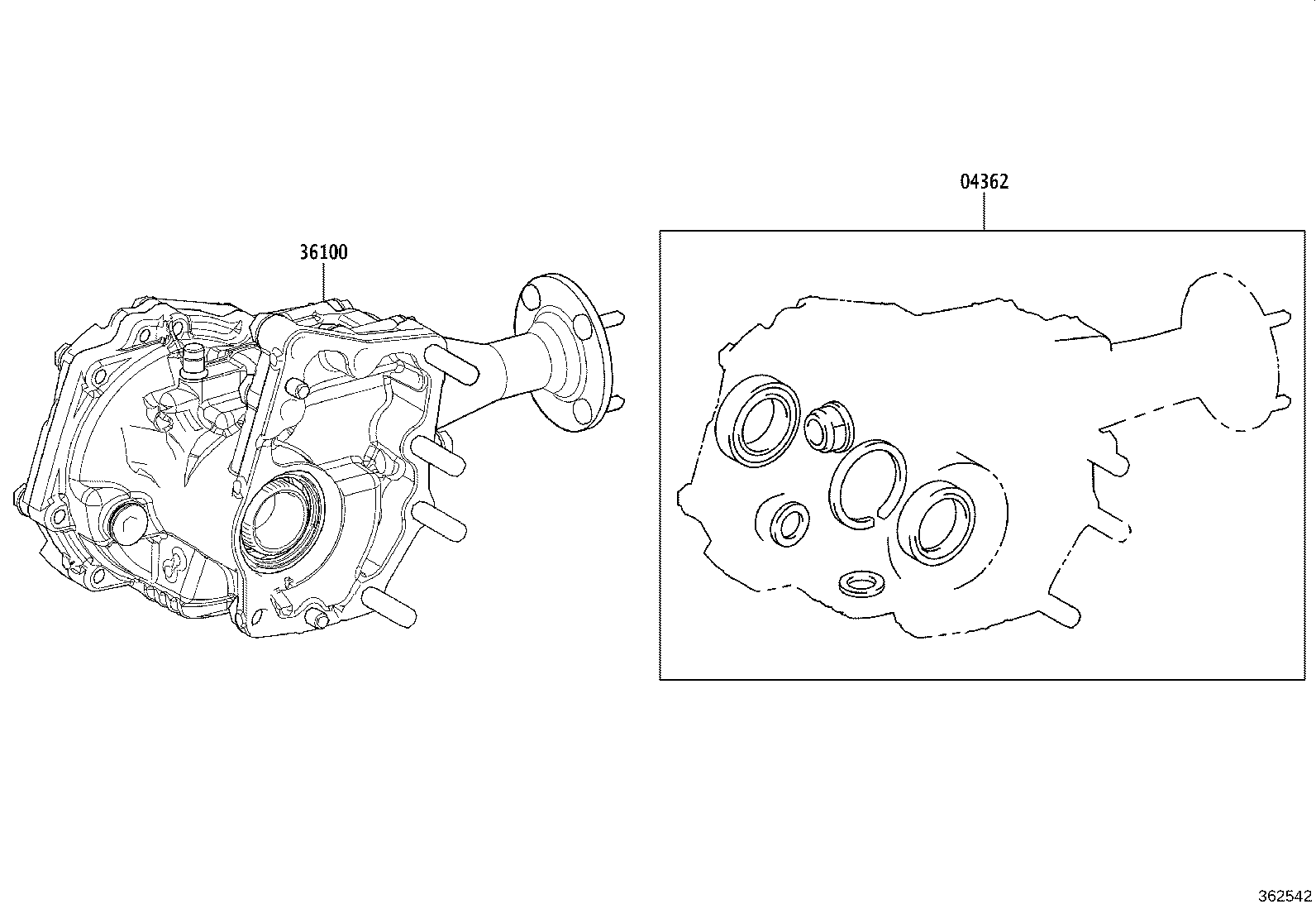 36100-16020 TRANSFER ASSY product image