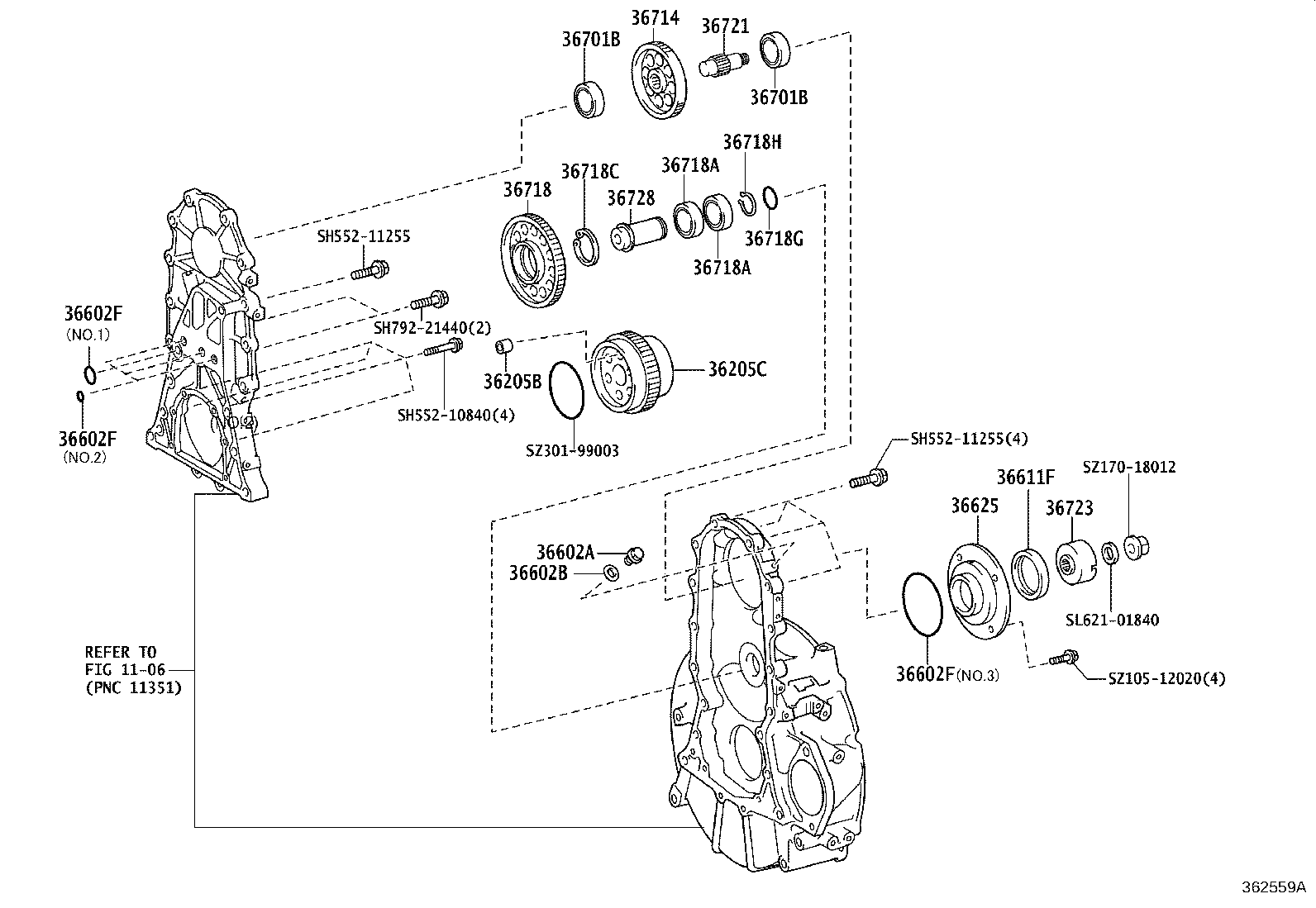SZ371-35006 BEARING(FOR POWER TAKE-OFF IDLER GEAR FRONT) product image