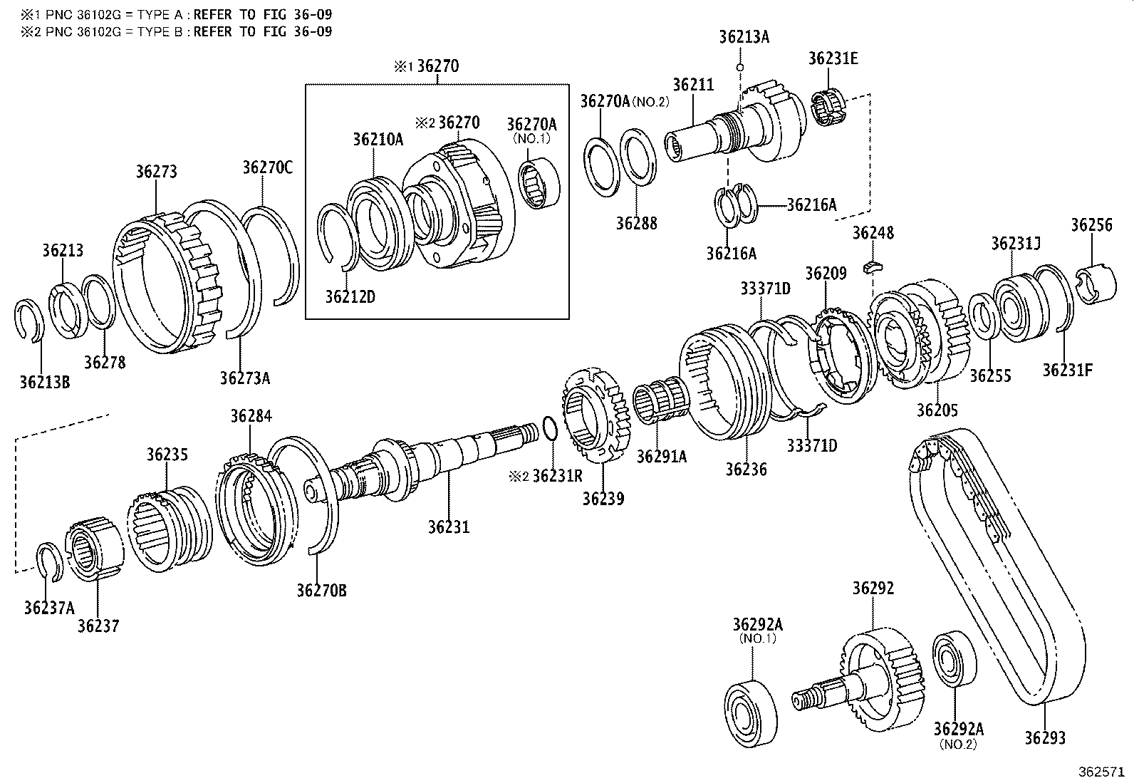 90364-T0054 BEARING (FOR TRANSFER LOW PLANETARY GEAR) product image