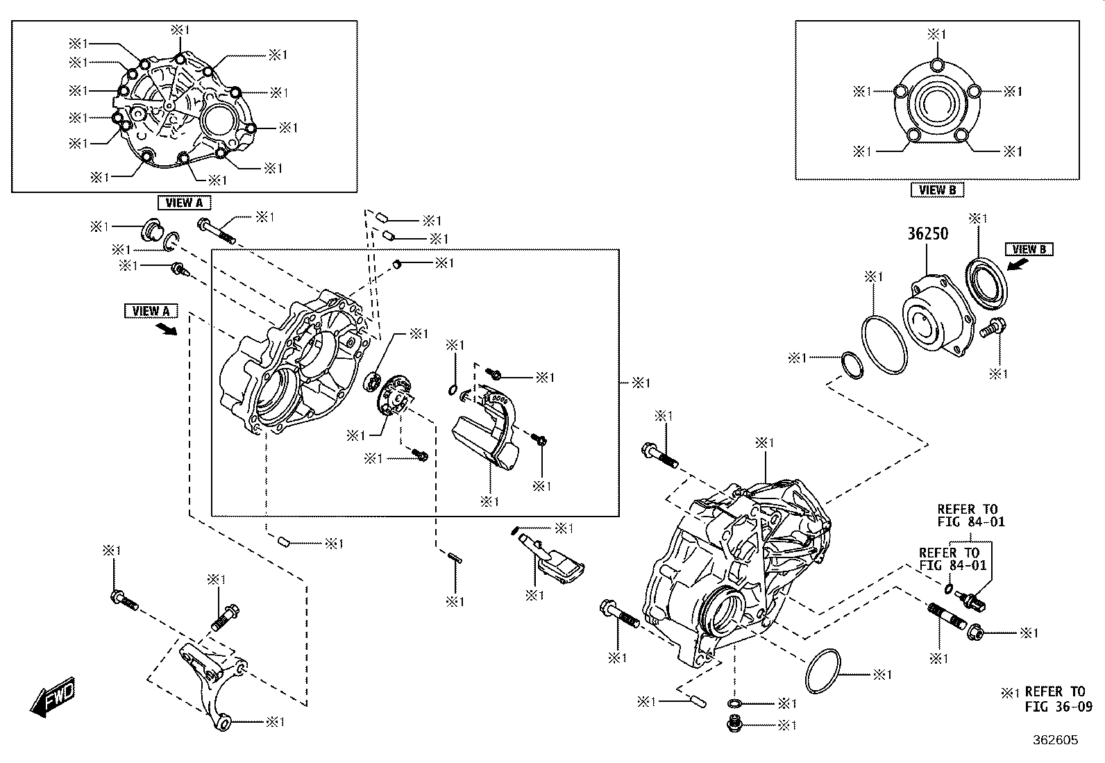 41201-WC001 GEAR KIT, TRANSFER product image