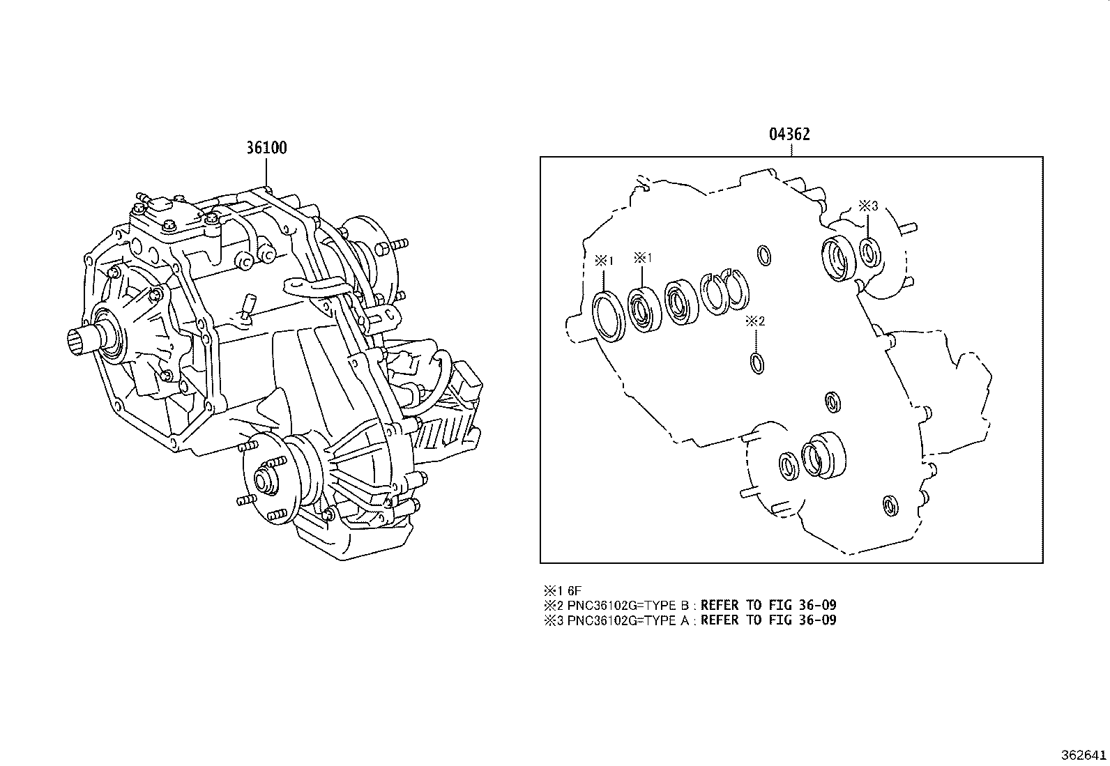 36100-0K480 TRANSFER ASSY product image