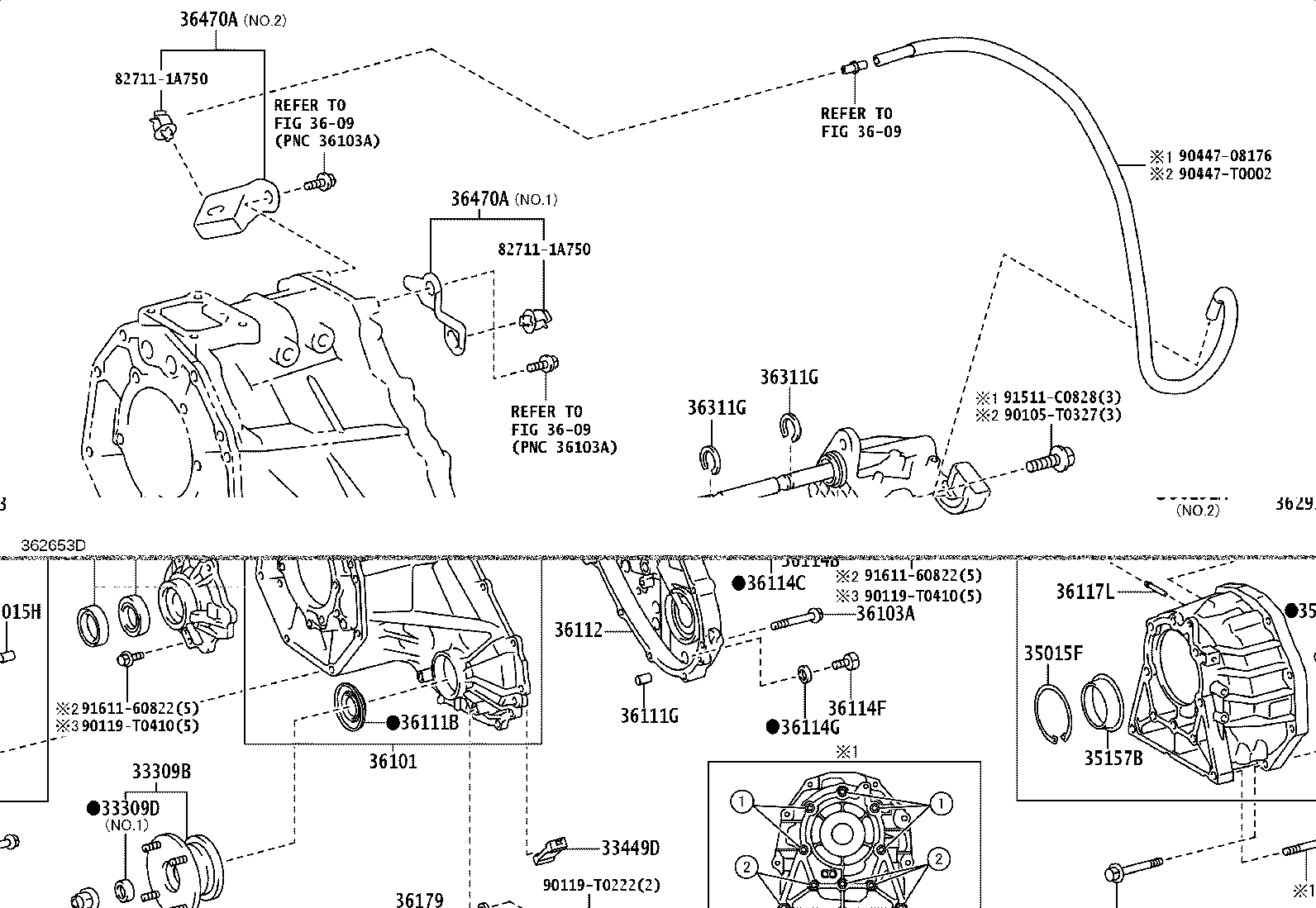 36410-04010 ACTUATOR ASSY, TRANSFER SHIFT product image
