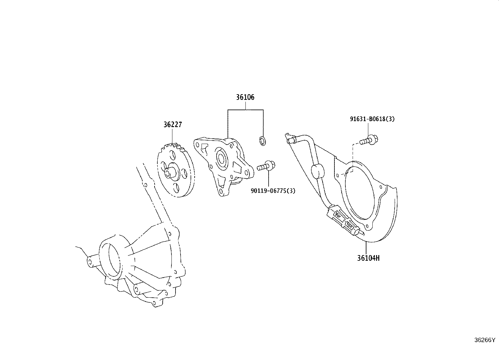 36104-35050 SEPARATOR SUB-ASSY, TRANSFER OIL product image