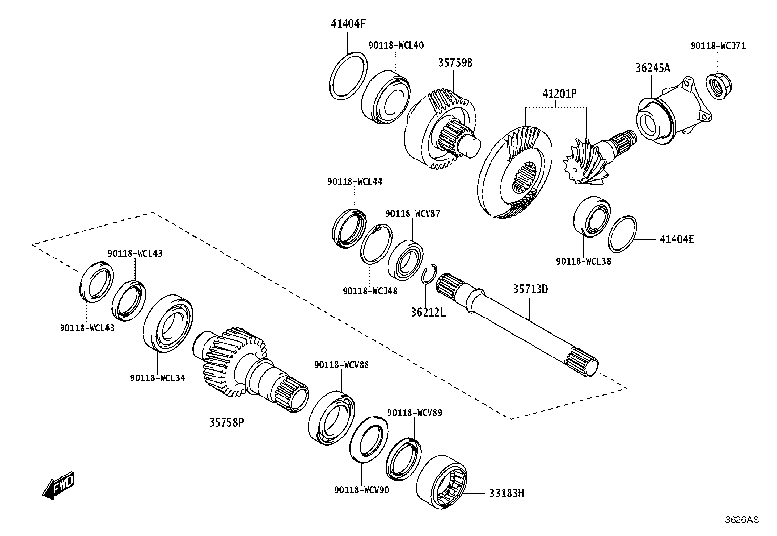35758-WC002 Toyota Reference Part product image
