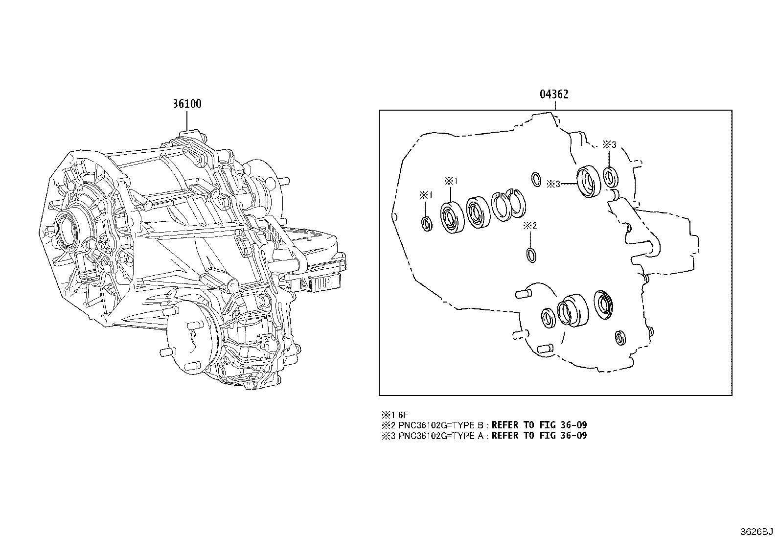 36100-71490 TRANSFER ASSY product image