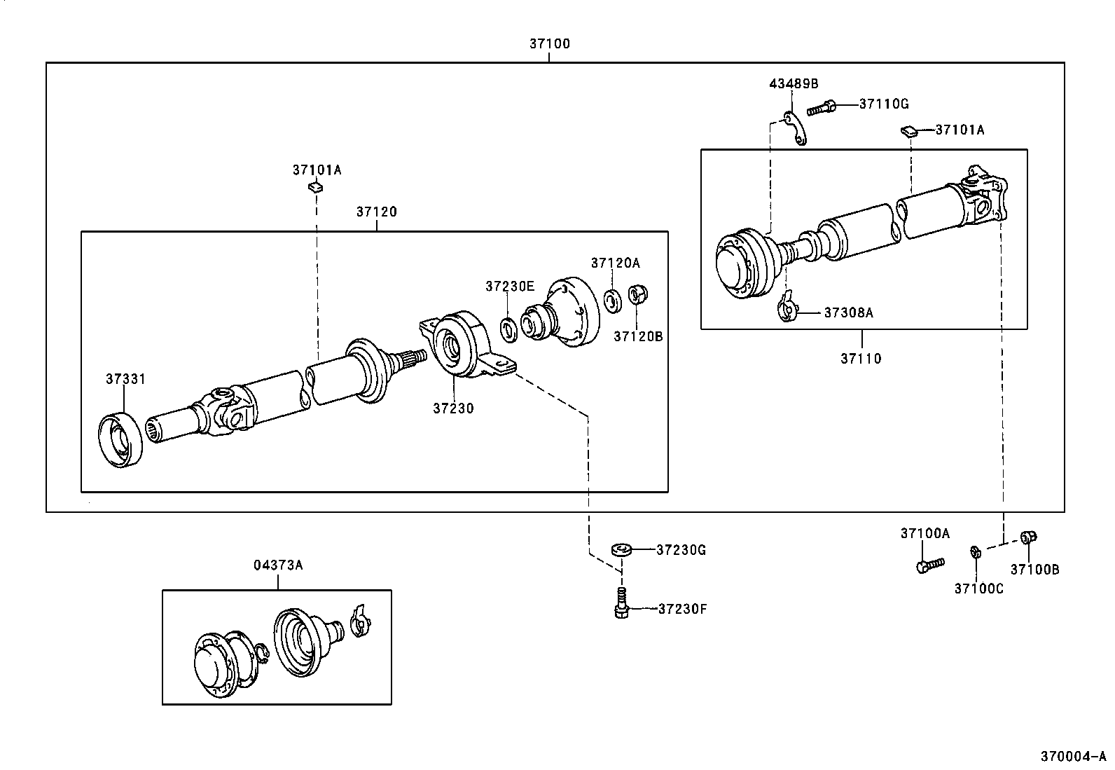 37110-21180 SHAFT ASSY, PROPELLER product image