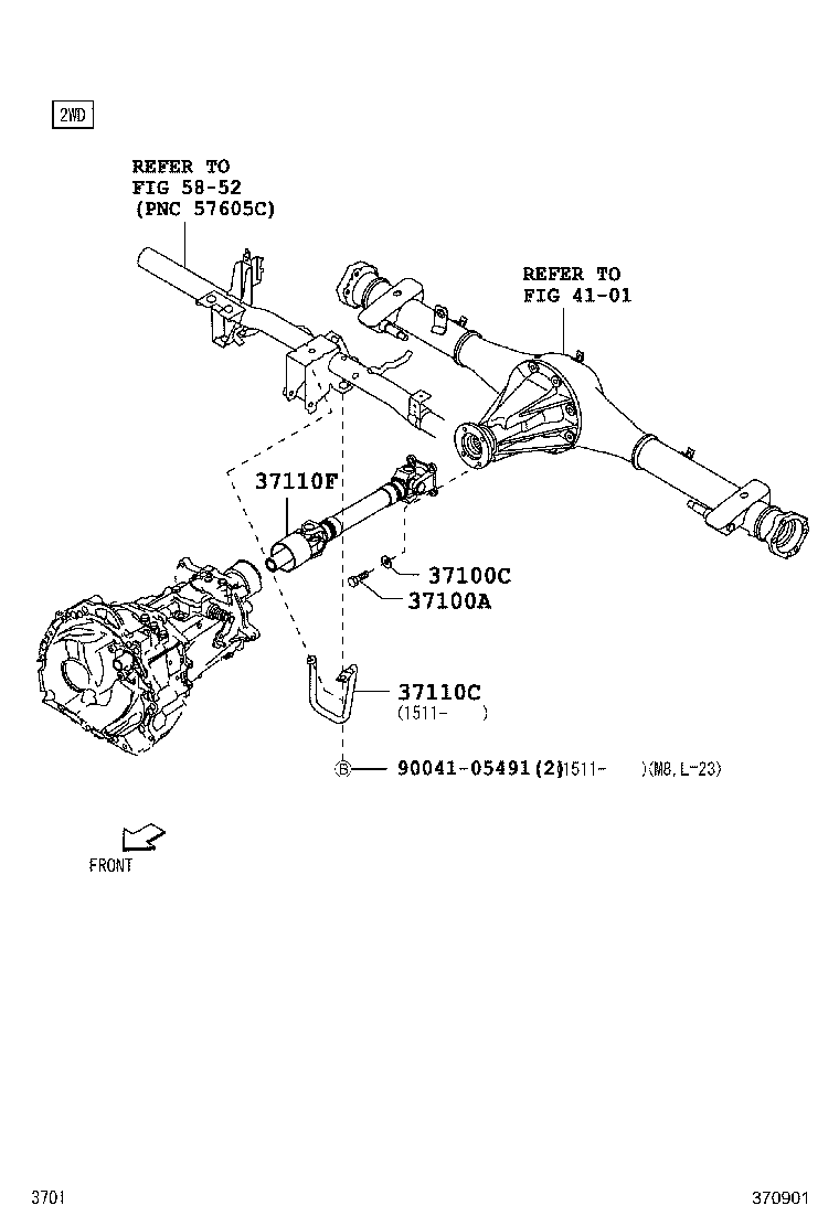 37140-B5040 SHAFT ASSY, PROPELLER, FRONT product image
