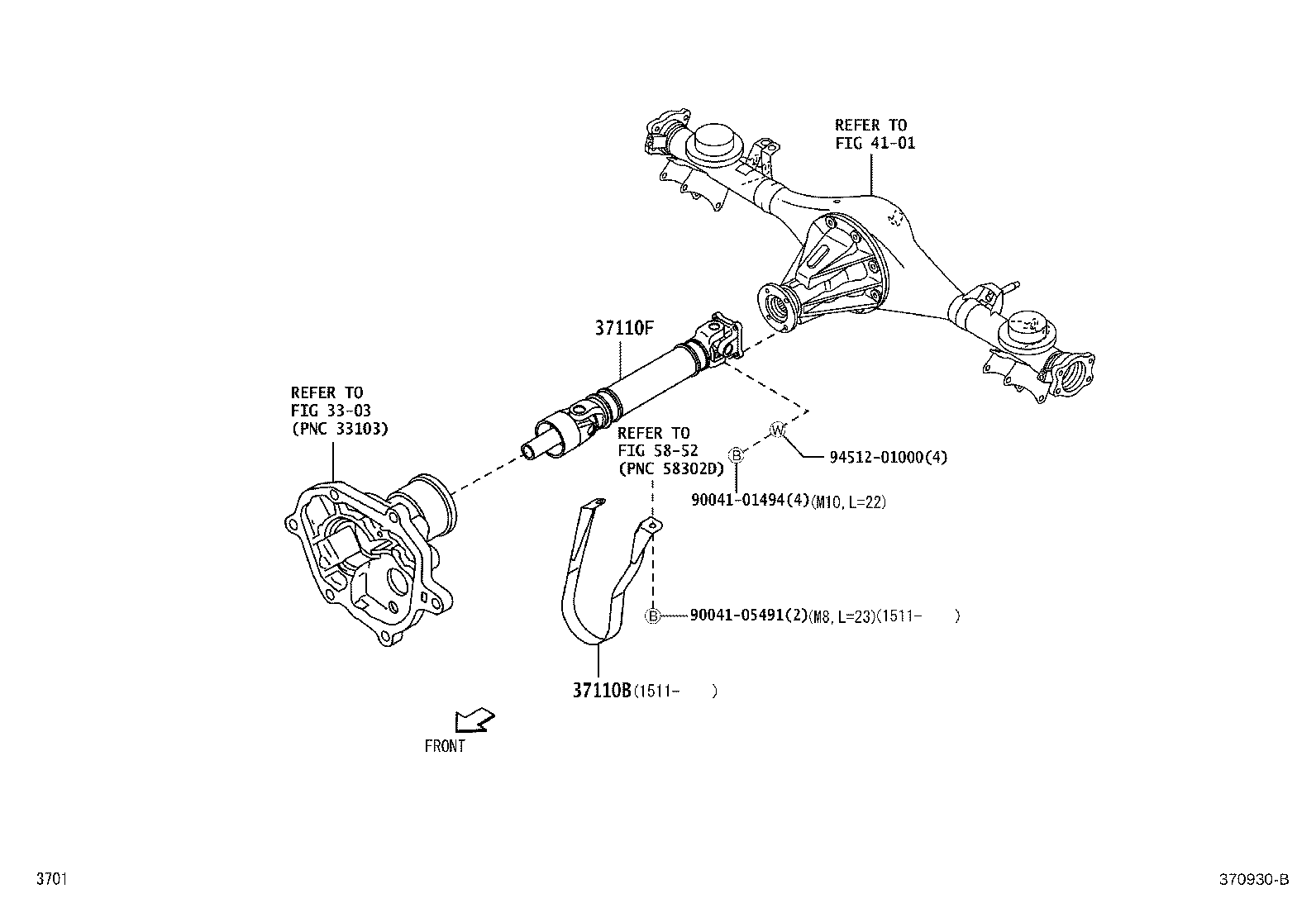 37100-B5010 SHAFT ASSY, PROPELLER W/CENTER BEARING product image