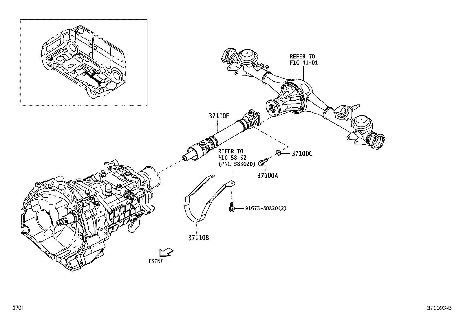 37110-B5160 SHAFT ASSY, PROPELLER, REAR product image