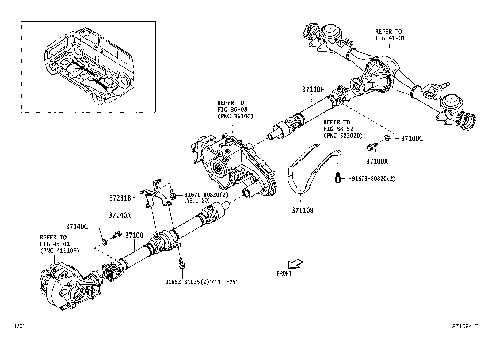 37110-B5160 SHAFT ASSY, PROPELLER, REAR product image