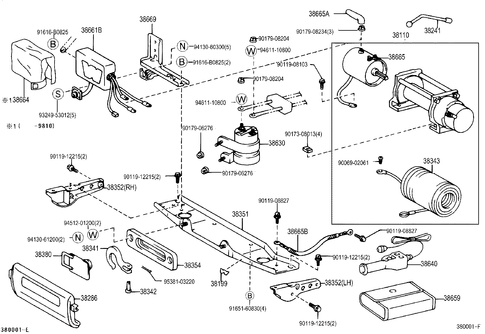 38110-0W010 WINCH ASSY product image