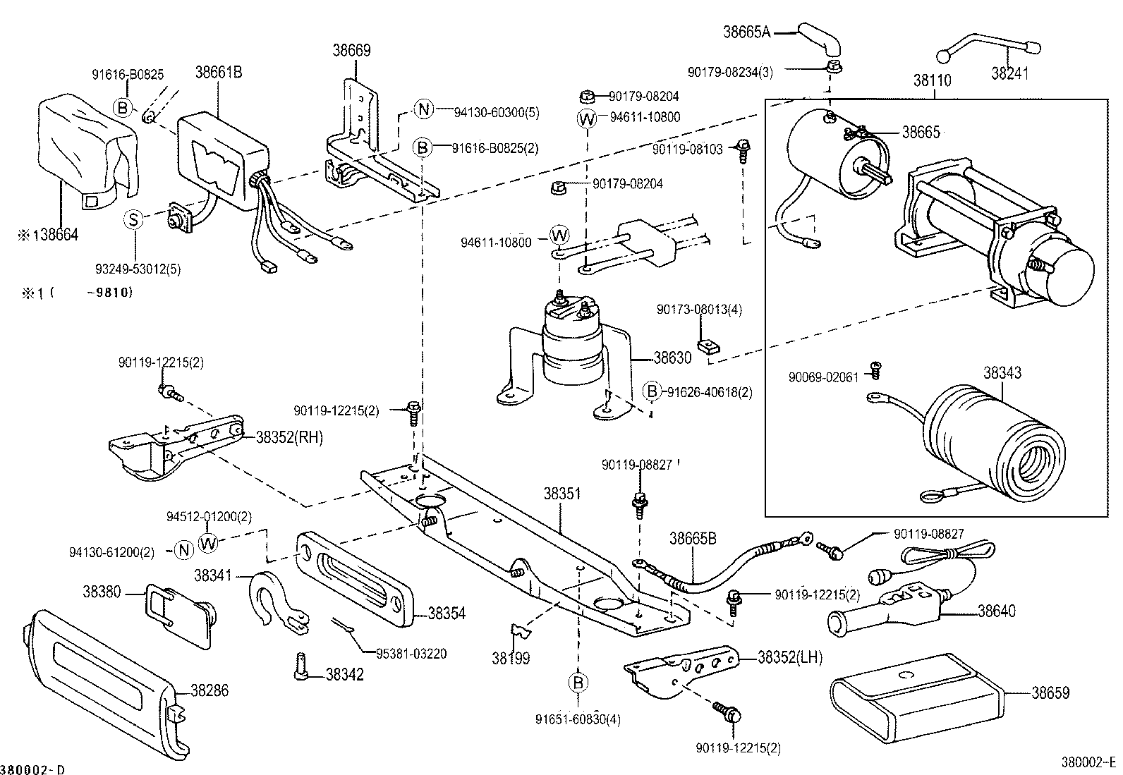 38110-0W010 WINCH ASSY product image