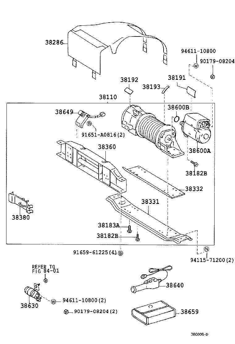 38191-60080 PLATE, WINCH CAUTION, NO.1 product image