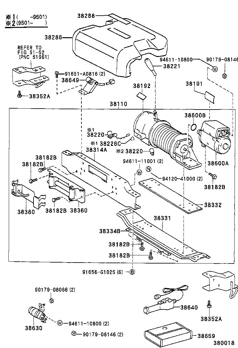 38101-60170 CASE SUB-ASSY, WINCH GEAR product image