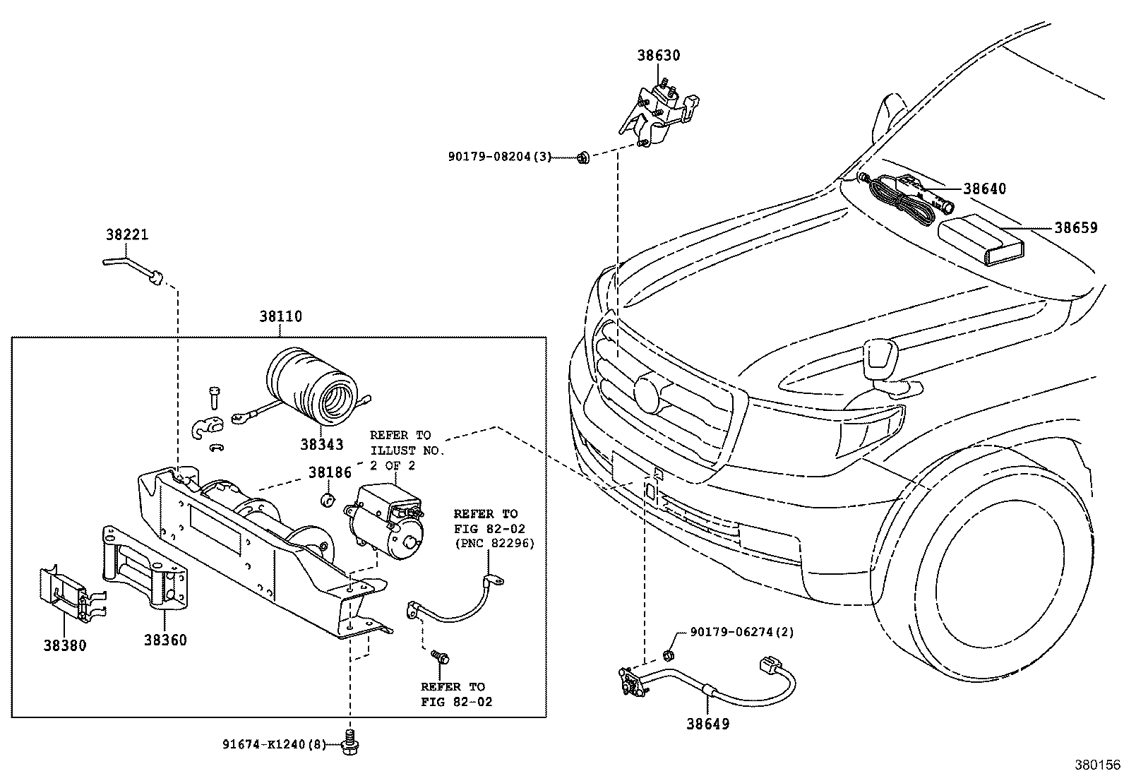 38110-60291 WINCH ASSY product image