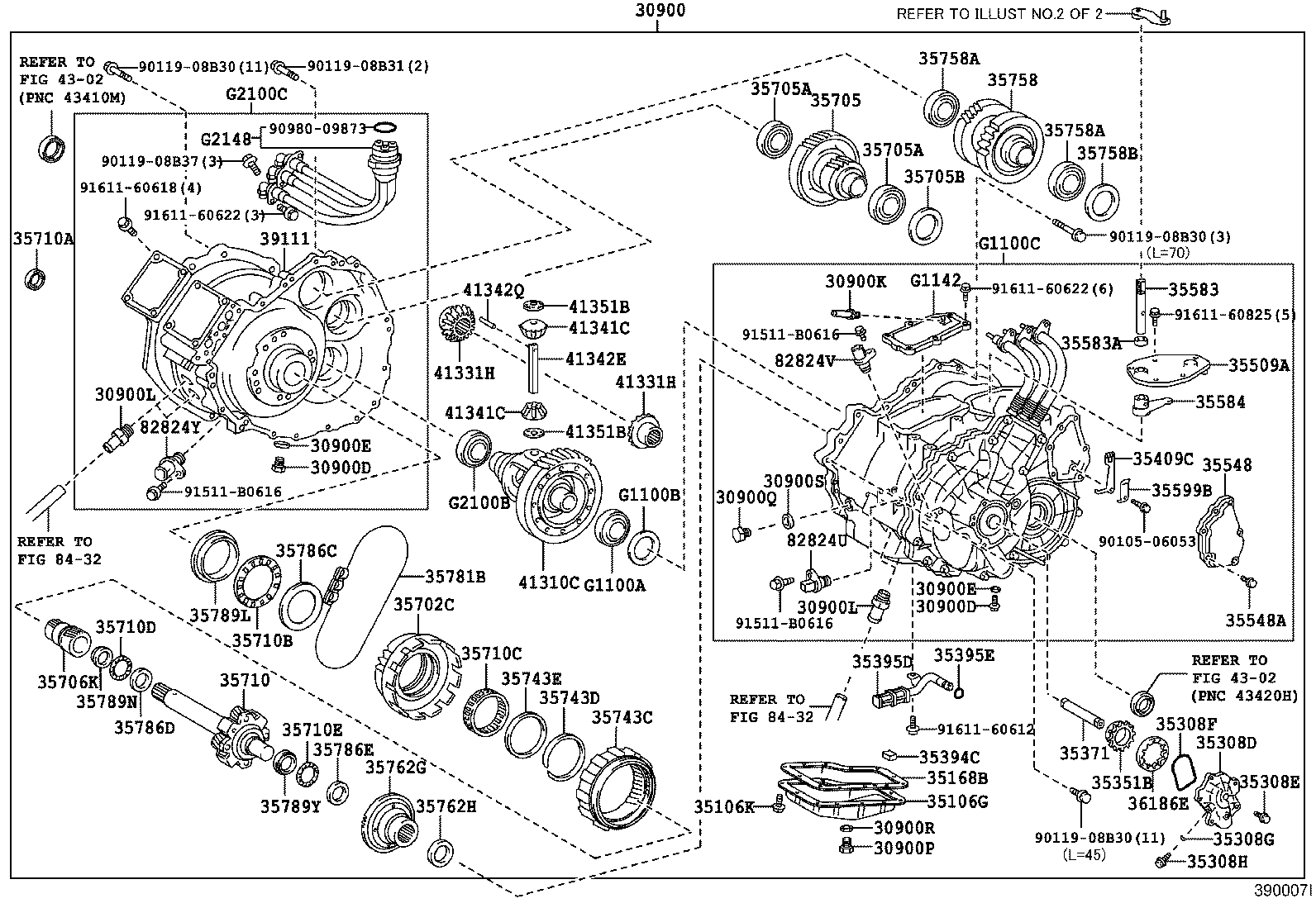 Toyota 35168-47010 GASKET, TRANSAXLE OIL PAN