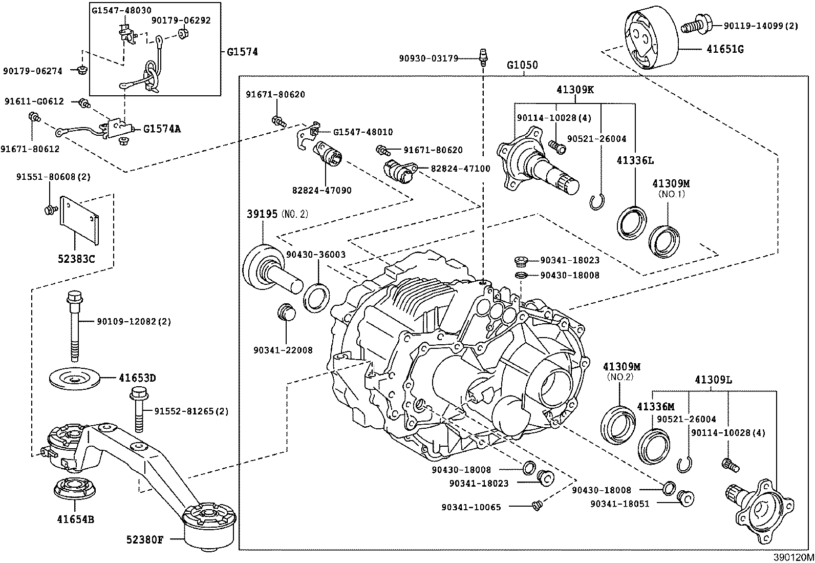 30900-48040 TRANSAXLE ASSY, HYBRID VEHICLE product image