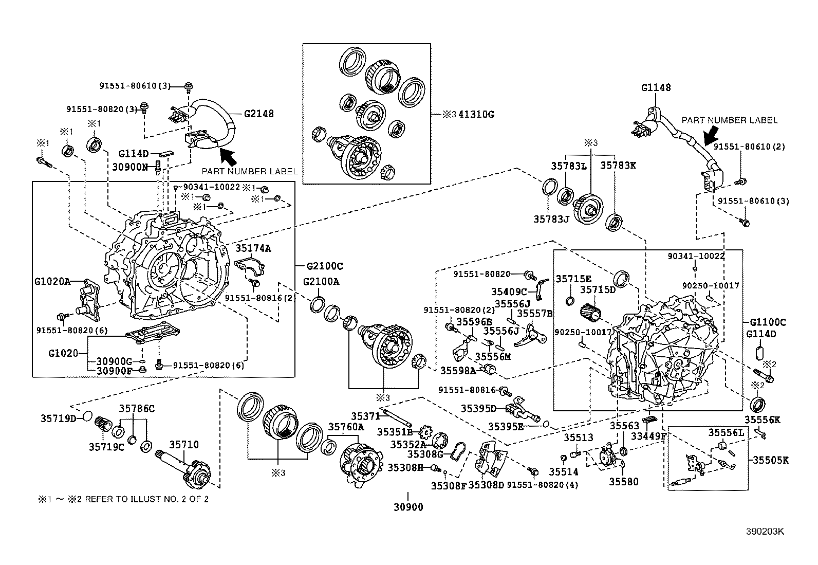 30900-47063 TRANSAXLE ASSY, HYBRID VEHICLE product image