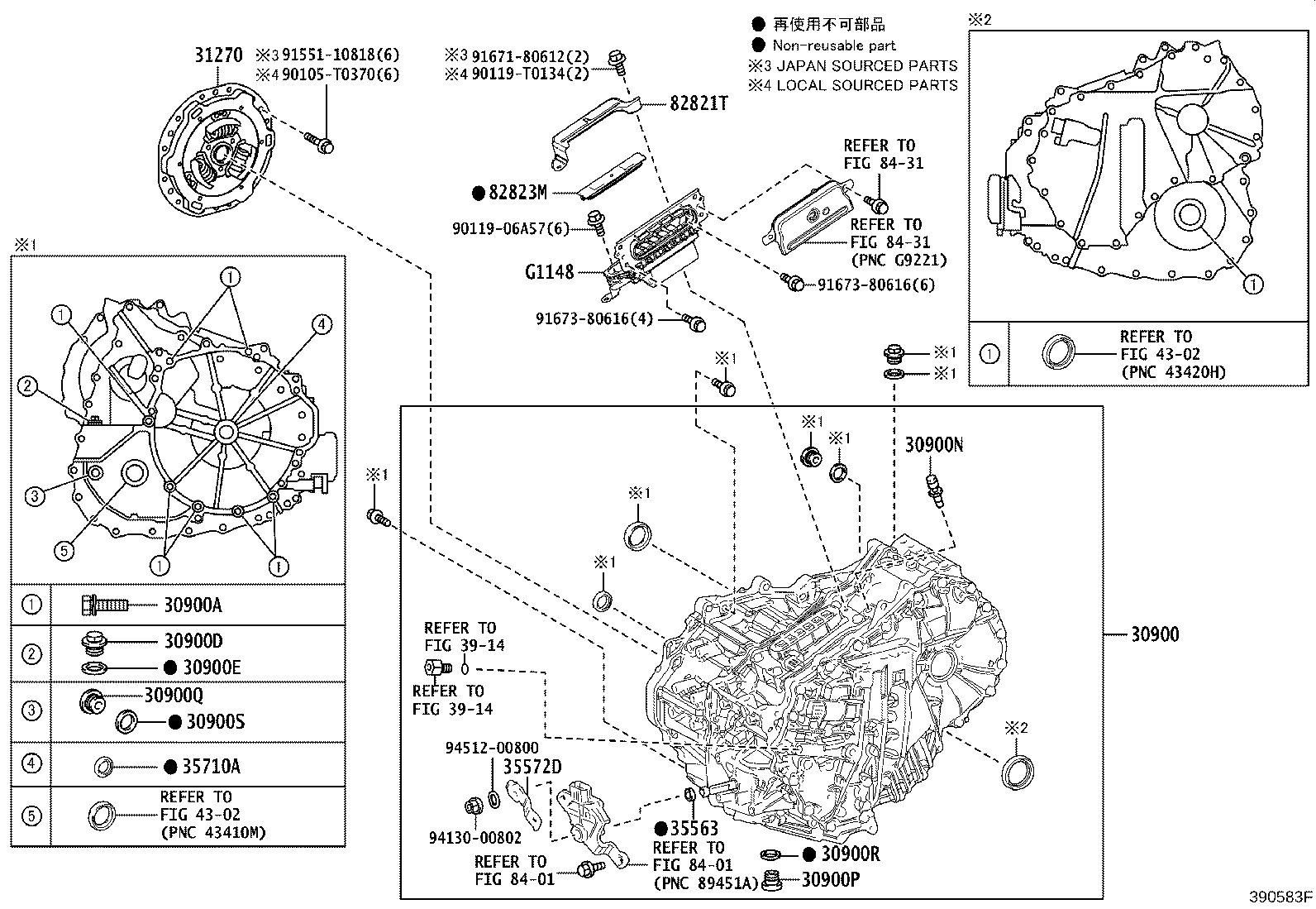 30900-47150 TRANSAXLE ASSY, HYBRID VEHICLE product image