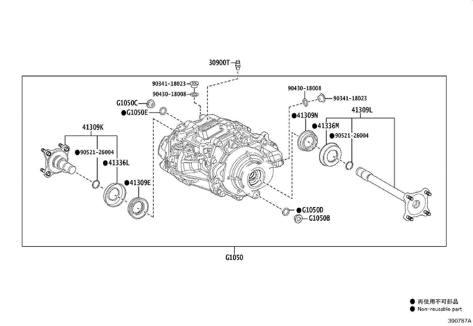 41654-52010 STOPPER, DIFFERENTIAL MOUNT,LOWER product image